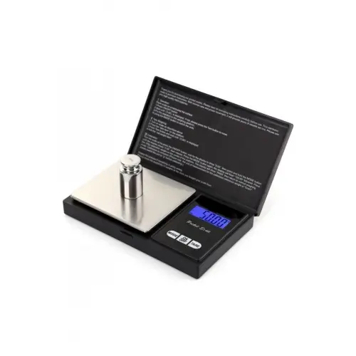 Professional Hassas Terazi 500 gram Kapasiteli 0.1 Hassasiyetli Dijital Kapaklı Tartı