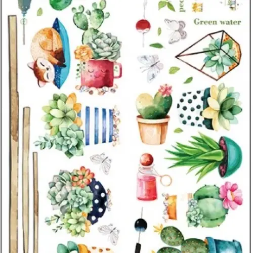 Raf Tasarımlı Karışık Dizaynlı Yapışkanlı Sticker Seti MC-664