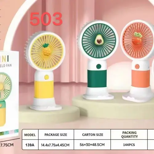 Şarjlı Taşınabilir El Tipi Mini Fan Egonex 503
