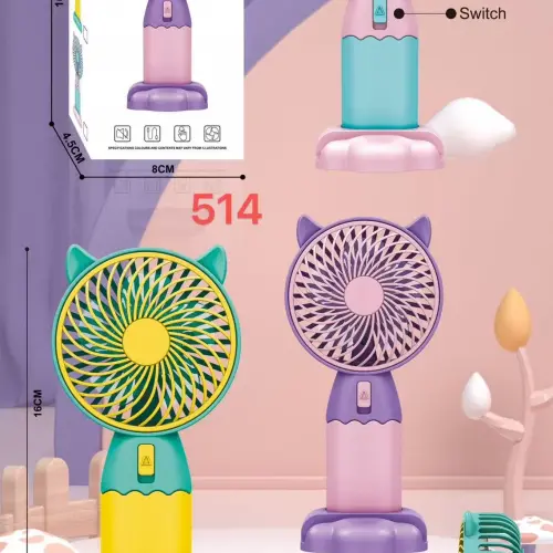 Şarjlı Taşınabilir El Tipi Mini Fan Egonex 514