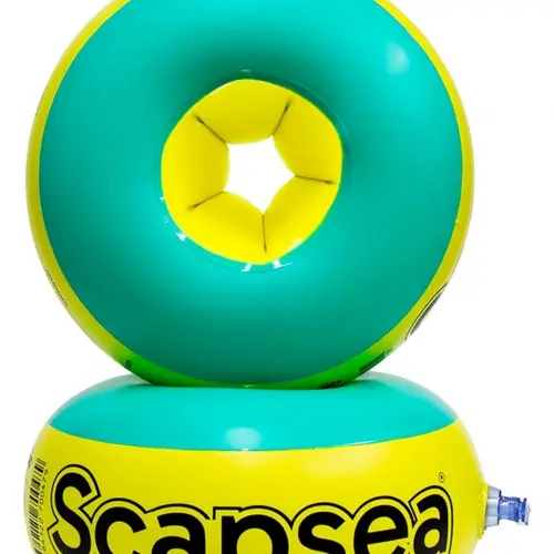 Scapsea Çocuklar Için Yüzme Kolluğu Içi Dolgulu 10KG - 40KG Arası Tamir Bandı Hediyeli