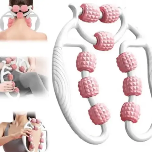 Selülit Masaj Aleti 9 Tekerlekli Lenf Drenaj Rulosu