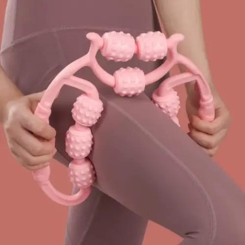 Selülit Masaj Aleti 9 Tekerlekli Lenf Drenaj Rulosu