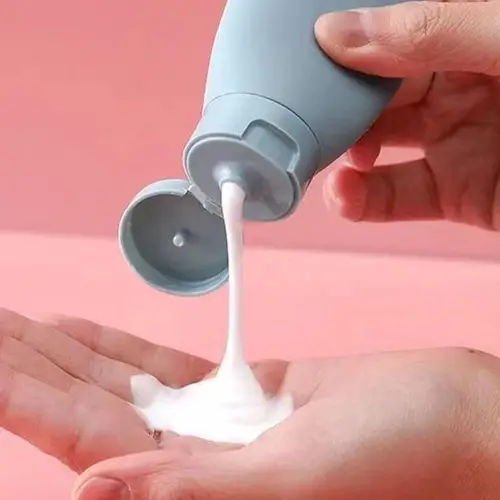 Seyahat Tipi Doldurulabilir Krem Şampuan Kutusu 3 lü Set