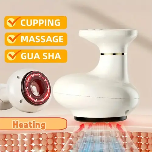 Sıcaklık Emişli Bardak Çekme Terapisi, Vakumlu Masaj Aleti,Terapi Cihazı Masaj Cihazı