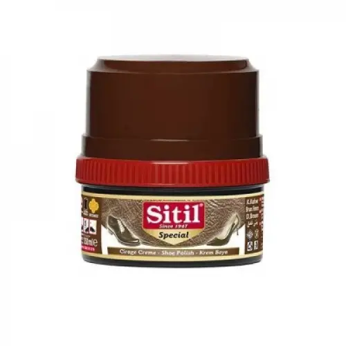 SİTİL ( 175ML & KOYU KAHVE ) KREM AYAKKABI BOYASI*12X4