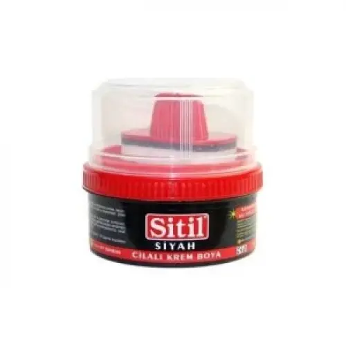 SİTİL ( 175ML & SİYAH ) KREM AYAKKABI BOYASI*12X4