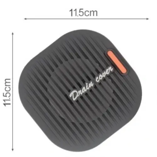 Süzgeçli Lavabo Gider Koruyucu Mat Gri