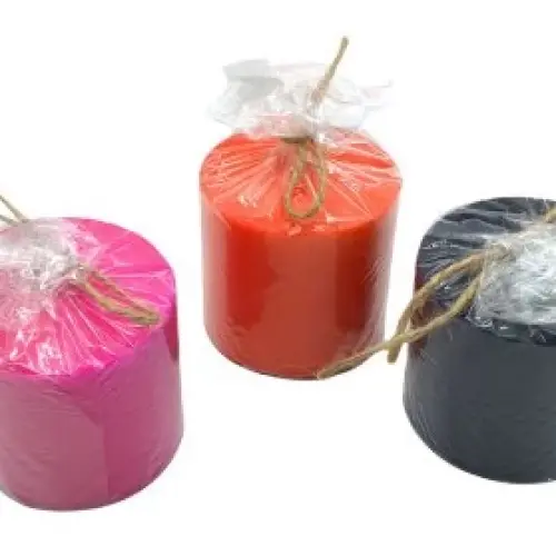 TAKOZ-004 ( SİLİNDİR RENKLİ ) ( KÖPÜK & KÜÇÜK BOY ) MUM*24=K