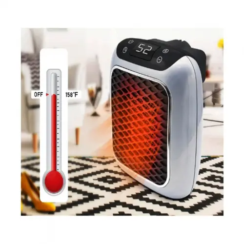 Taşınabilir Isıtıcı, 800W Seramik Fişe Takılan Isıtıcı, Uzaktan Kumandalı Uzay Elektrikli Fanlı Isıtıcı