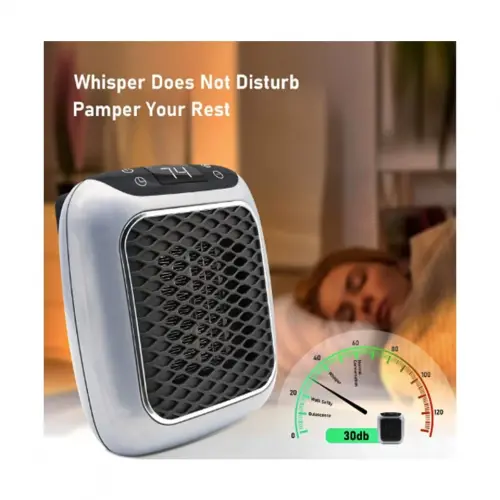 Taşınabilir Isıtıcı, 800W Seramik Fişe Takılan Isıtıcı, Uzaktan Kumandalı Uzay Elektrikli Fanlı Isıtıcı