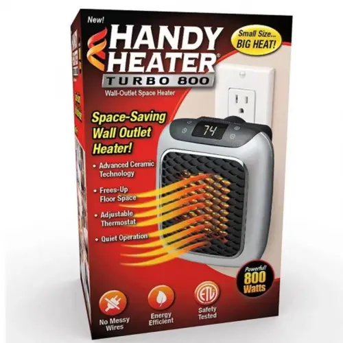 Taşınabilir Isıtıcı, 800W Seramik Fişe Takılan Isıtıcı, Uzaktan Kumandalı Uzay Elektrikli Fanlı Isıtıcı