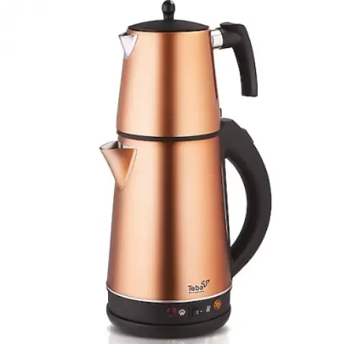 Teba TH-334 CM 1500 W Çelik 1.8 lt Elektrikli Çay Makinesi Rose