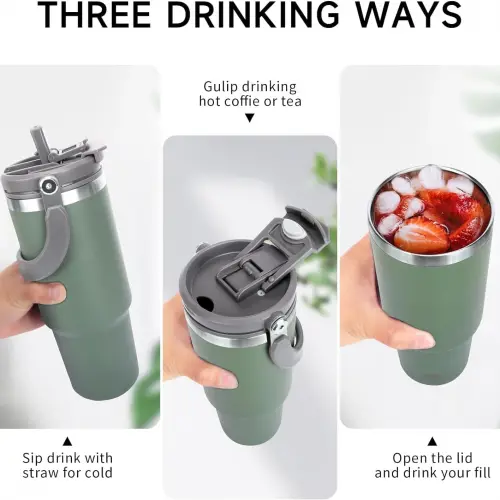 Termos 900 ML Pipetli Termos Bardak