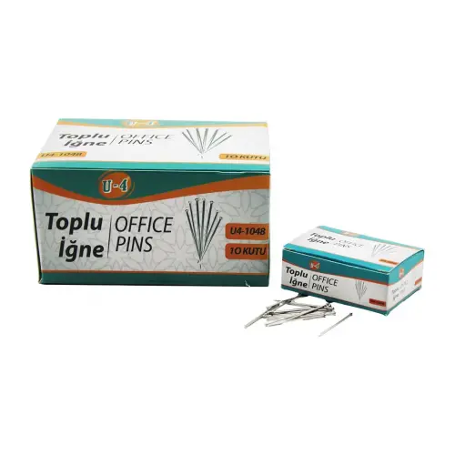 U-4 U4-1048 KLASİK ( TOPLU ) İĞNE ( OFİS & TERZİ & TAKI İĞNESİ )*10X50