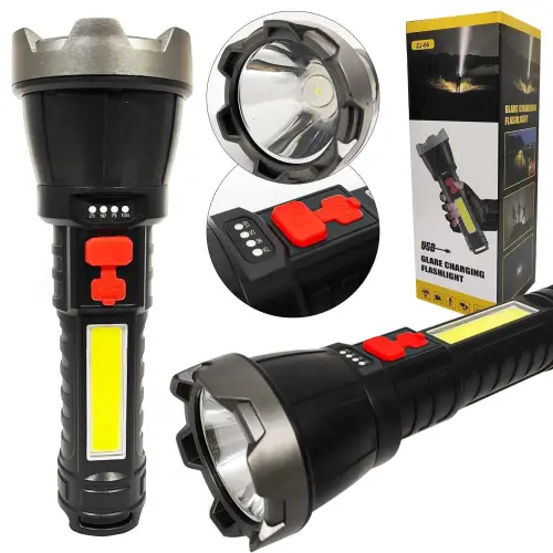 USB Glare Charging Flashlight El Feneri ZJ-05