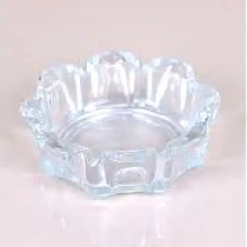 VIDREX G-1025 FLOWER ( CAM & ŞEKİLLİ ) YUVARLAK KÜLLÜK ( ÇAP:10.8CM D:3CM )*48