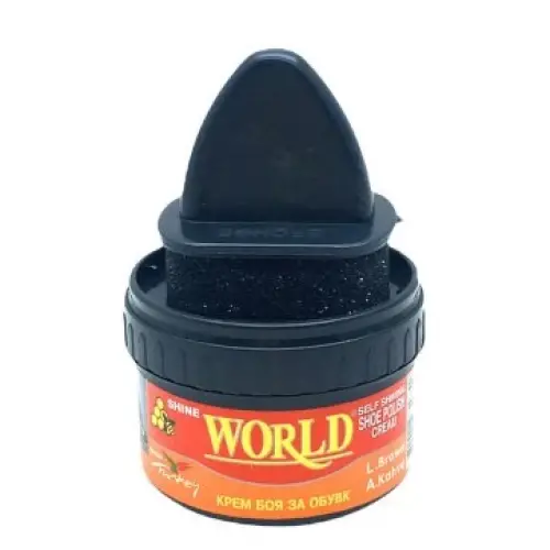 WORLD ( 55ML ) ( AÇIK KAHVE ) LIGHT BROWN AYAKKABI BOYASI*12X16