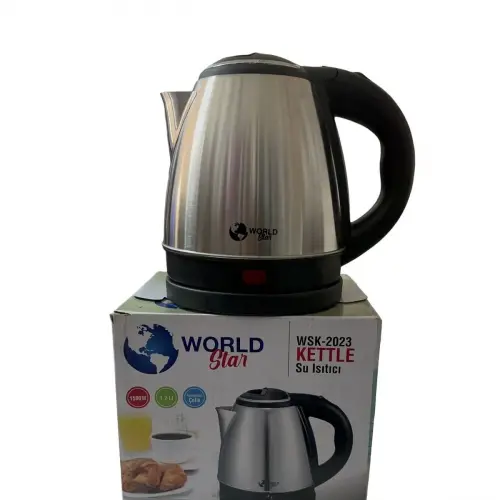 World Star Ev Ve Otel Tipi Kablosuz Su Isıtıcı 1,2 Litre