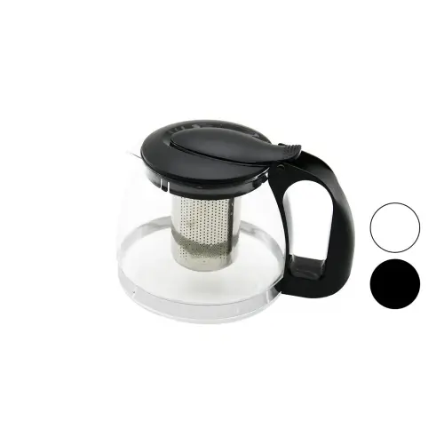 YAKUT-8510 ( 700ML ) ( CAM ) DEMLİK ( ÇELİK SÜZGEÇLİ & PLASTİK KULP & KAPAK & KROM ÇERÇEVE )*48