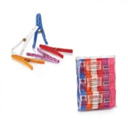 ZAMBAK ZP-101 24PCS ÇİÇEK PLASTİK MANDAL*6X24