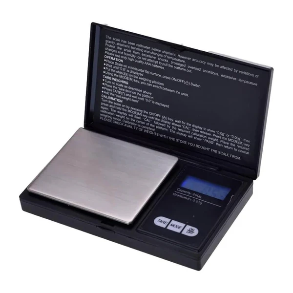 200g * 0.01g Dijital Tartı Profesyonel Mini Dijital Cep Tartısı Takı Tartım Aleti