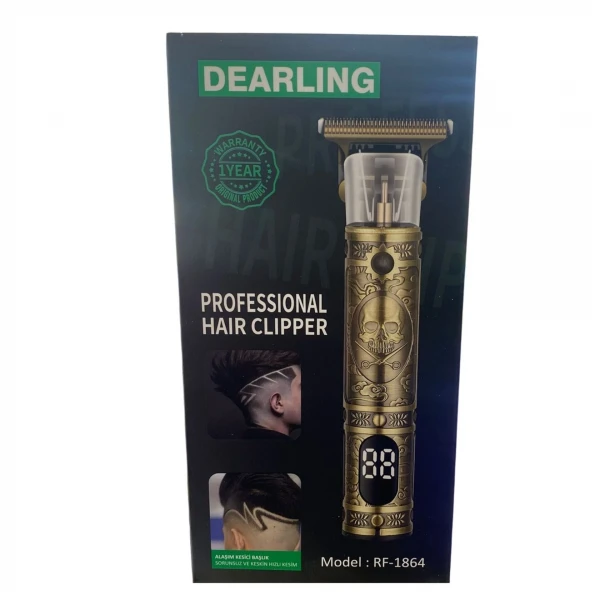 Dearling Şarjlı kablosuz Saç ve Sakal Kesme Makinesi RF-1864