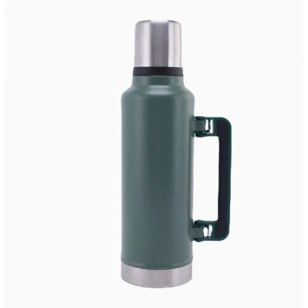 2 litre Kapasiteli Klasik Yeşil Termos