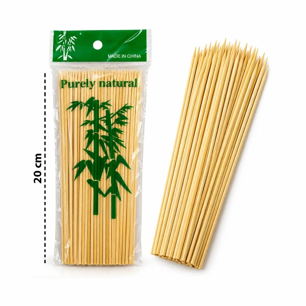 Egonex Yılmaz Ahşap Ylmz-çpş-03 ( İnce ) Ahşap Çöp Şiş ( 20cm ) ( 85pcs ±5ad )*10x30