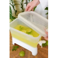 4 Litre Su Limonata Sebili Antrasit Sebil