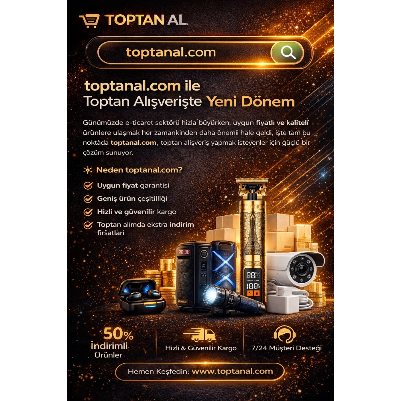 ? Toptanal.com ile Toptan Alışverişte Yeni Dönem