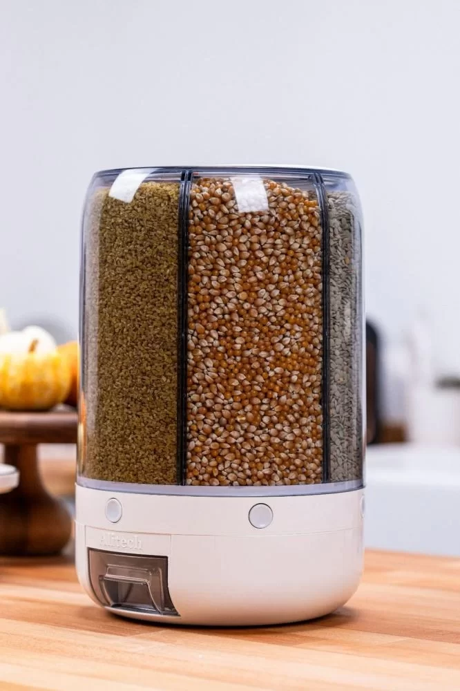 Alitech Kuru Gıda ve Bakliyat 6lı Erzak Saklama Kabı 10 Kg