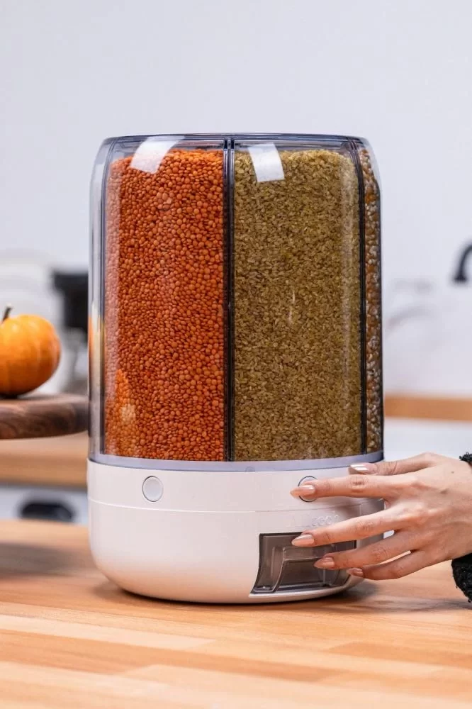 Alitech Kuru Gıda ve Bakliyat 6lı Erzak Saklama Kabı 10 Kg