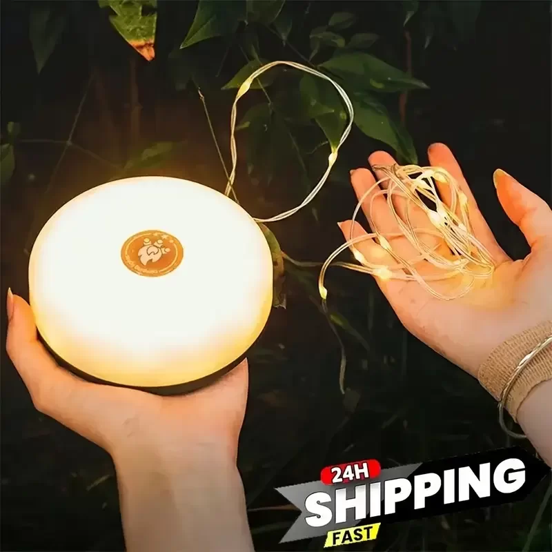6 Fonksiyonlu 8 Metre Usb Şarj Edilebilir Rgb Led Kamp Ve Dekorasyon Işığı | Powerbank Özellikli