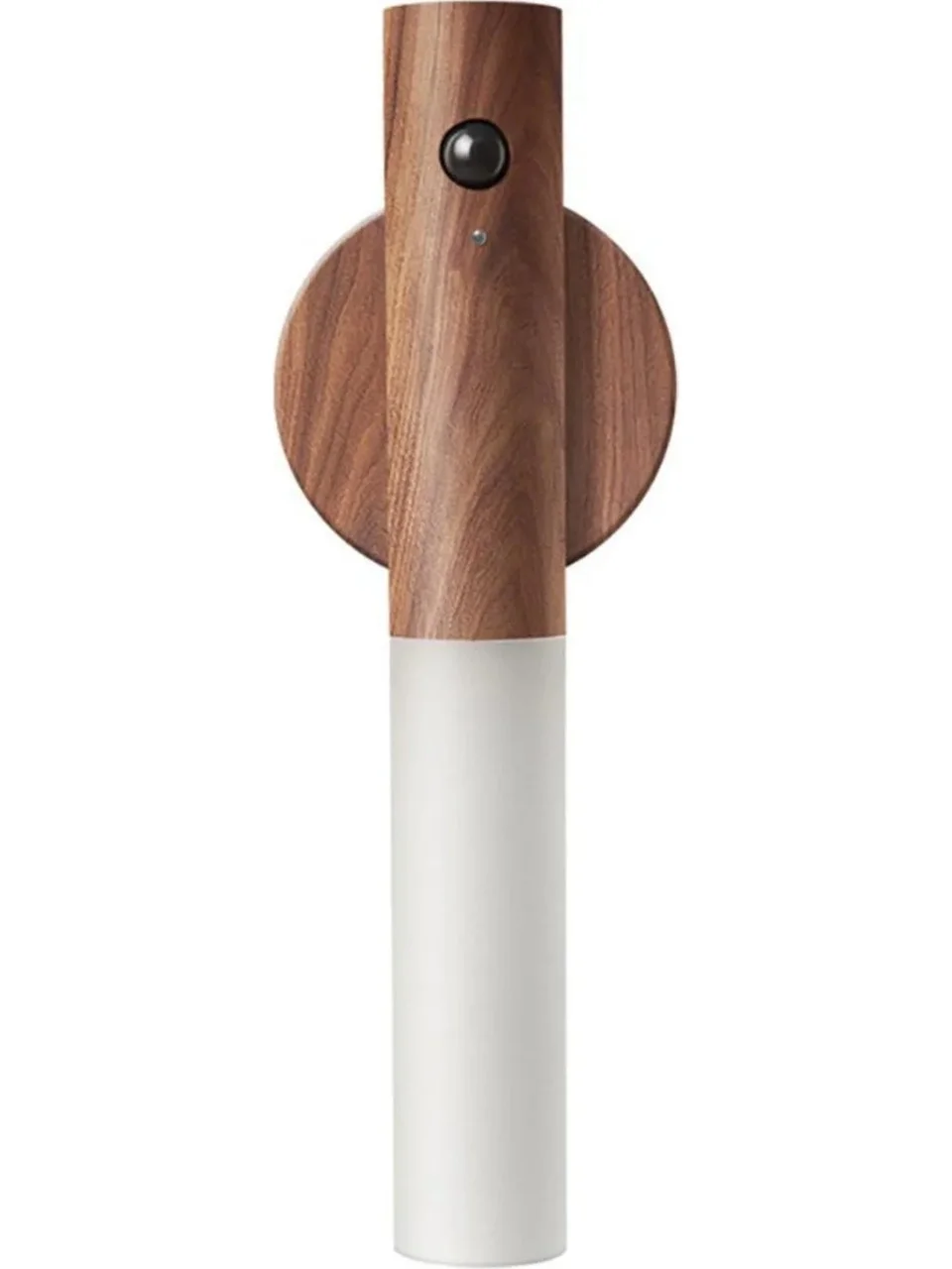 Sensörlü USB Şarjlı Mıknatıslı Taşınabilir Duvar Aplik Masa Lambası Ahşap Görünümlü Gün Işığı