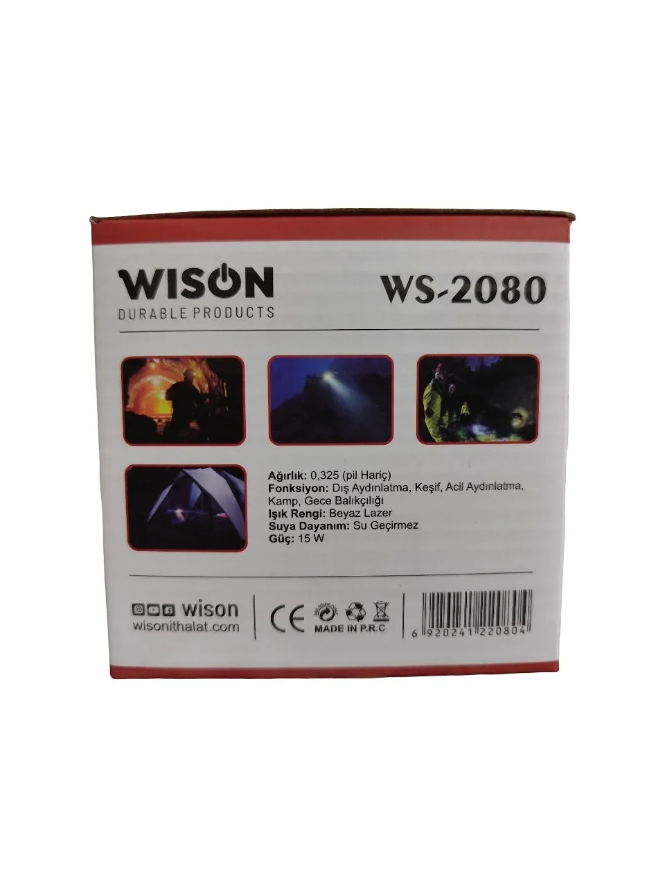 Wison WS-2080 Profesyonel Kafa Lambası 3000 Lümen 40 Watt