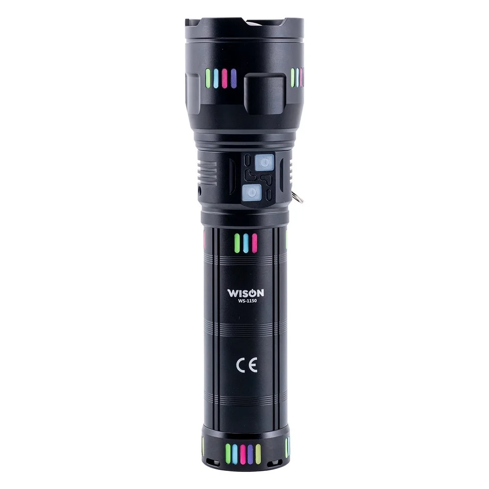 Wison WS-1150 Uzun Menzilli 60 Watt 5500 Lümen Profesyonel Güçlü El Feneri