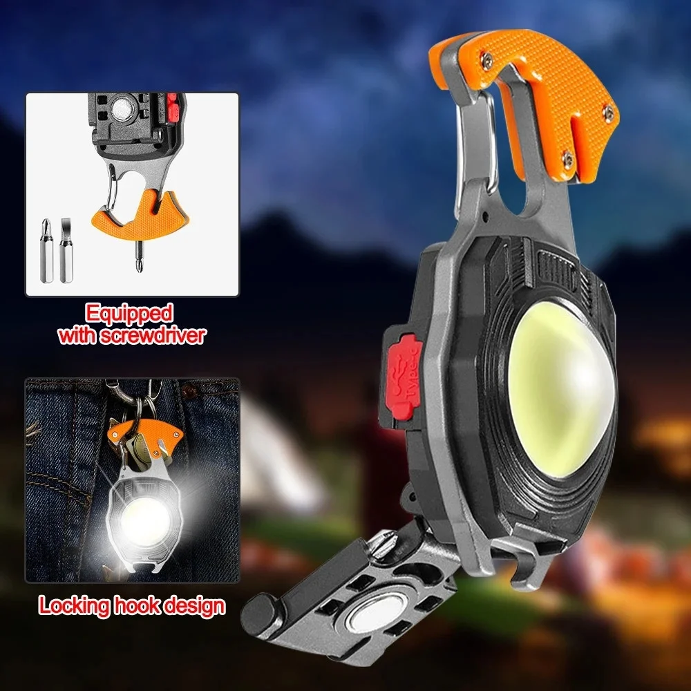 Wison WS-5050 Çok Fonksiyonlu Tornavida Düdük Şişe Açacağı Ateş Yakıcı Mıknatıslı Type-C Şarjlı Anahtarlık Fener Wison WS-5050 Çok Fonksiyonlu Tornavida Düdük Şişe Açacağı Ateş Yakıcı Mıknatıslı Type-C Şarjlı Anahtarlık Fener