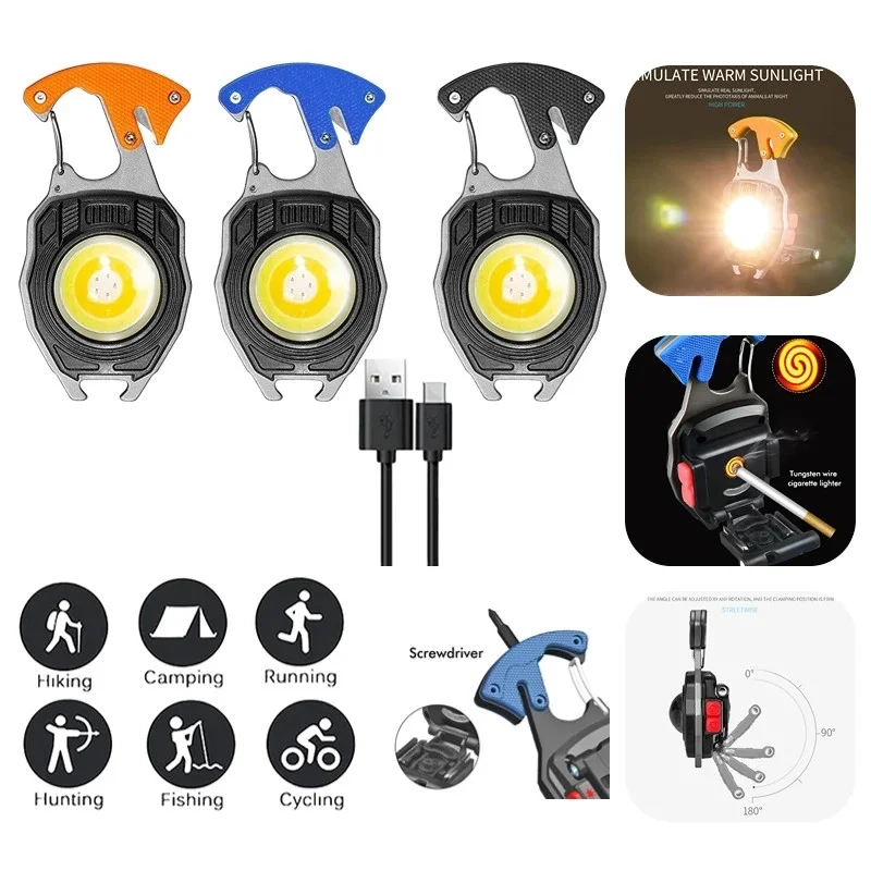 Wison WS-5050 Çok Fonksiyonlu Tornavida Düdük Şişe Açacağı Ateş Yakıcı Mıknatıslı Type-C Şarjlı Anahtarlık Fener Wison WS-5050 Çok Fonksiyonlu Tornavida Düdük Şişe Açacağı Ateş Yakıcı Mıknatıslı Type-C Şarjlı Anahtarlık Fener