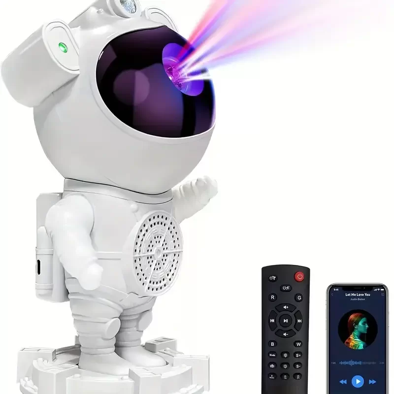 Akıllı Astronot Projeksiyon Gece Aydınlatma & Bluetooth Hoparlör