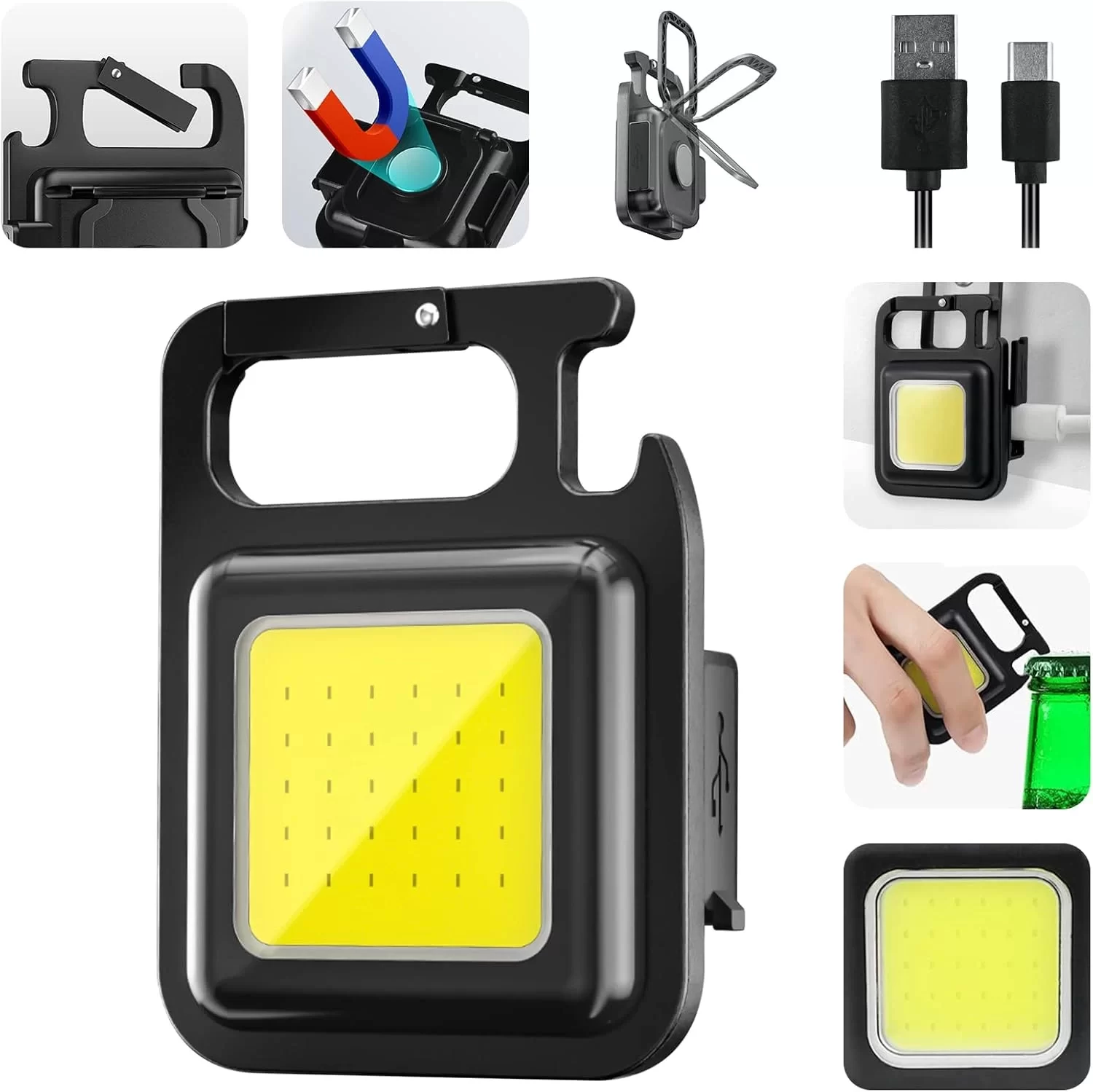 Anahtarlıklı Fener Fener Cob Led