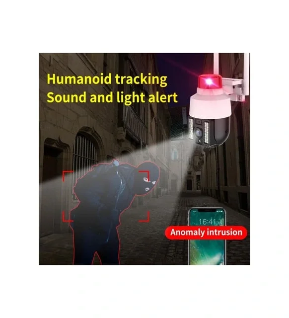 INT-CMR21 SD-kart destekli Hareketli Sesli Gece Renkli PTZ Akıllı Wifi Güvenlik Kamerası