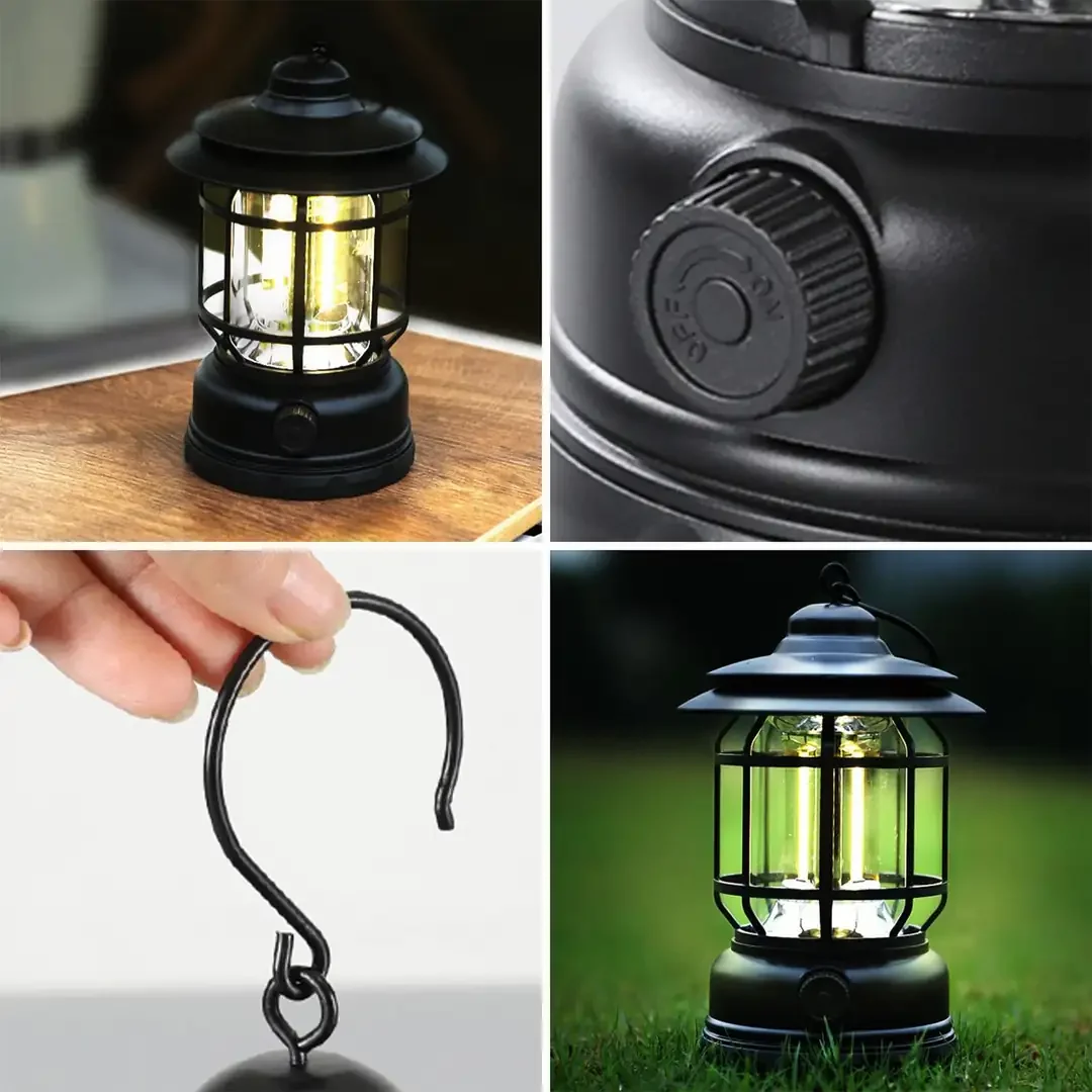 Bluetooth Hoparlör Özellikli Dimerli Led Kamp Lambası Hs66