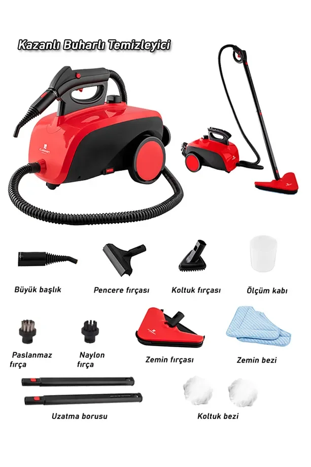 Classen Smart Çok Fonksiyonlu Güçlü Buharlı Temizleyici Makinesi Classen Smart Çok Fonksiyonlu Güçlü Buharlı Temizleyici Makinesi