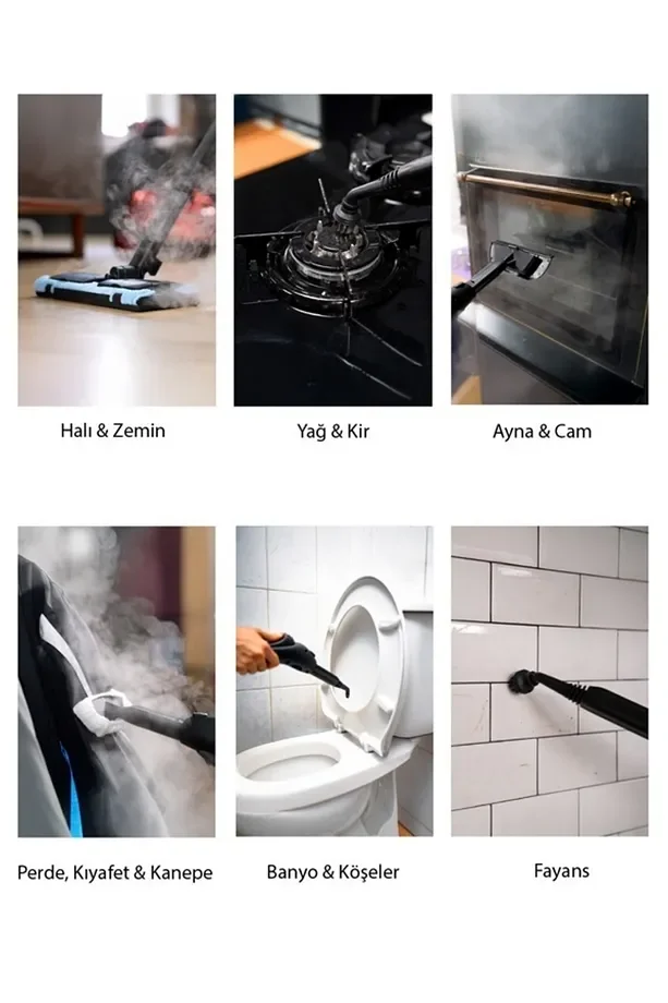 Classen Smart Çok Fonksiyonlu Güçlü Buharlı Temizleyici Makinesi