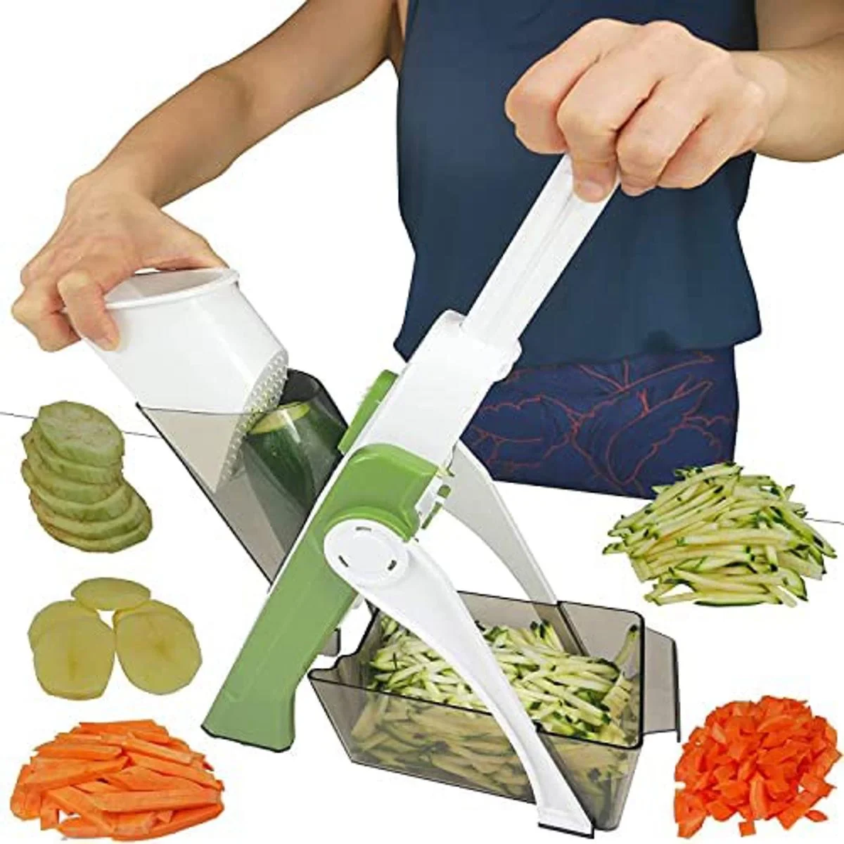 Çok Amaçlı Basmalı Sebze Dilimleyici Doğrayıcı Mandolin Brava Spring Slicer Kitchenmate Çok Amaçlı Basmalı Sebze Dilimleyici Doğrayıcı Mandolin Brava Spring Slicer Kitchenmate