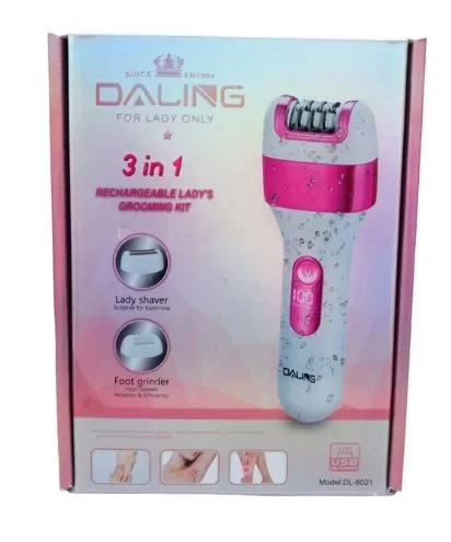 Daling 3ü 1 Arada Şarj Edilebilir Kadın Bakım Seti Epilatör Tıraş Makinesi Nasır Sökücü Dijital