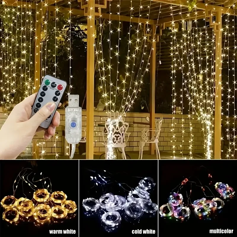 Egonex 300 Ledli 10 Sarkıt Perde Led Işık-8 Fonksiyon, Uzaktan Kumandalı, 3x3 Metre Egonex 300 Ledli 10 Sarkıt Perde Led Işık-8 Fonksiyon, Uzaktan Kumandalı, 3x3 Metre