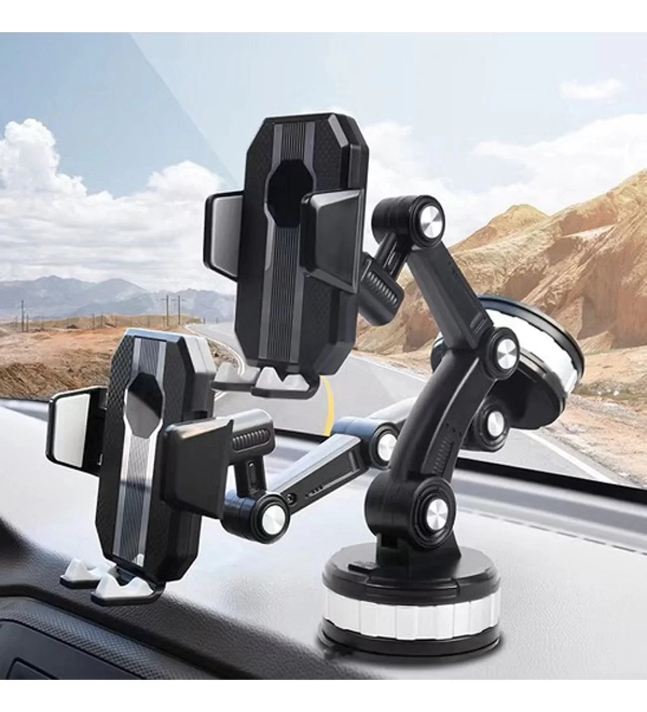 Egonex 360 Derece Dönebilen Ayarlanabilir Araç Içi Vantuzlu Telefon Tutucu