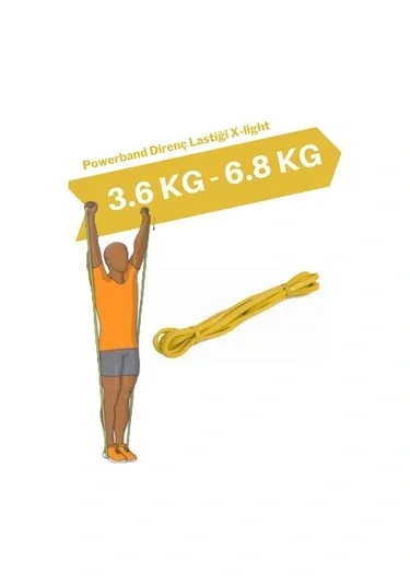 Egonex Direnç Bandı, Training Band, Sarı, 3-7 kg